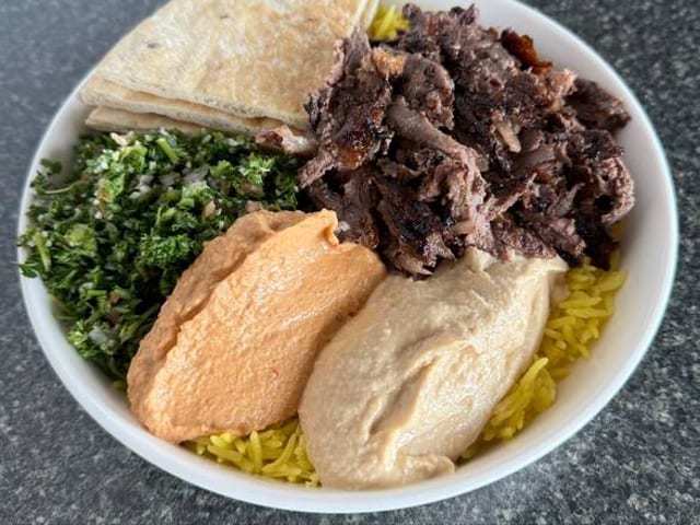 Beef Shawarma Box.